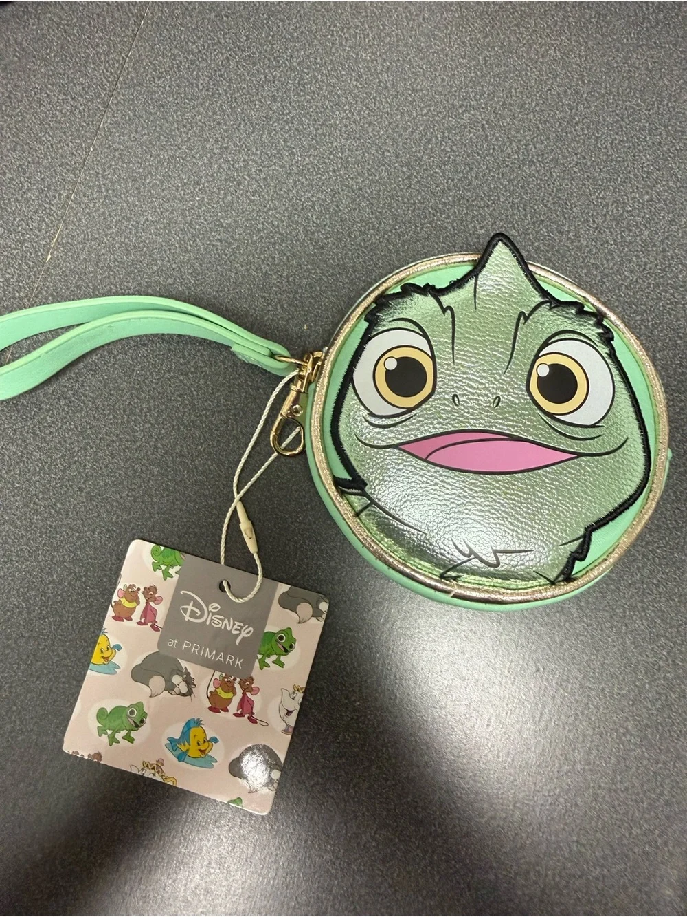 Disney x Primark Pascal Green Wristlet Coin Purse *NWT